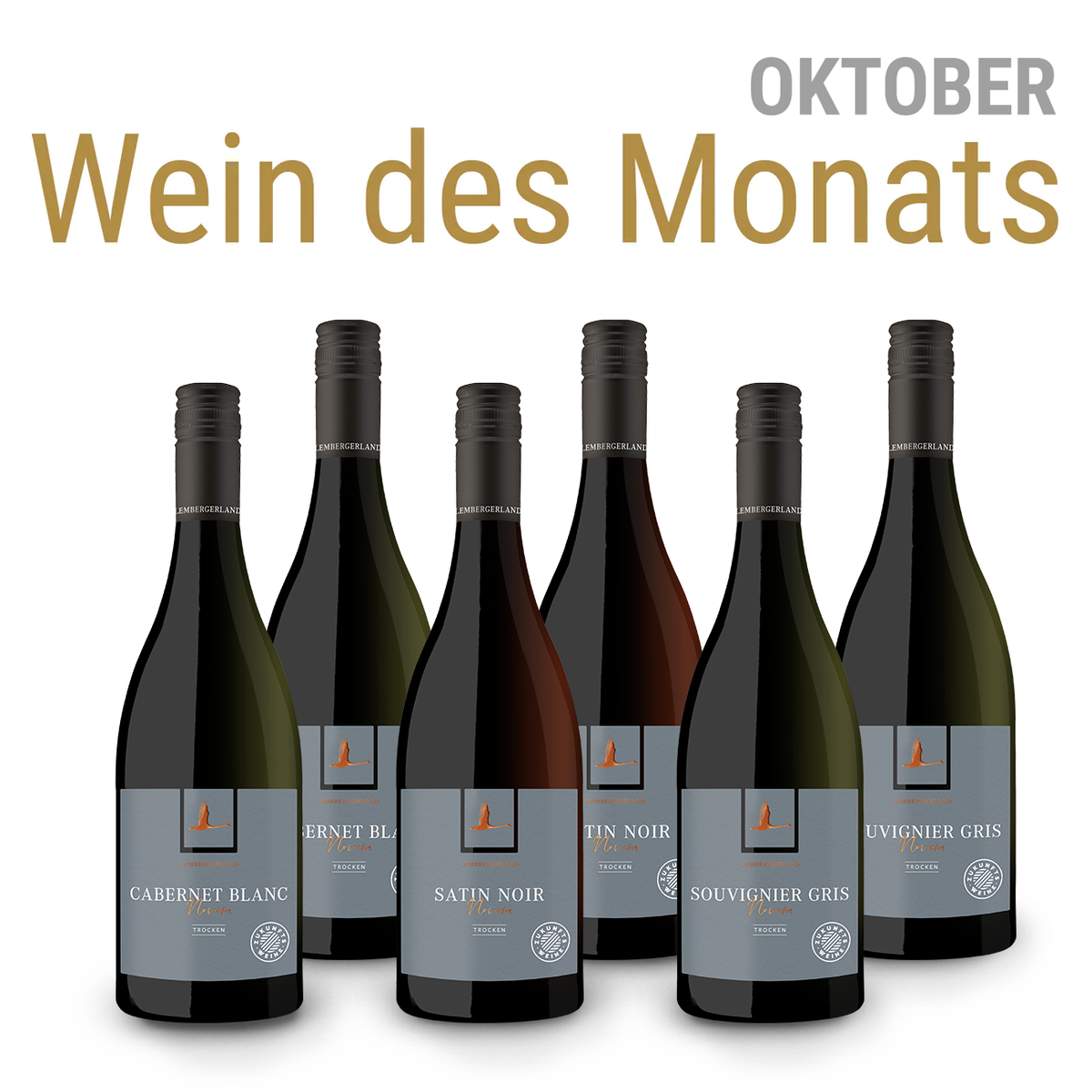 Wein des Monats Oktober | 6er "Zukunftsweine" Trilogie